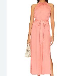 Bella Dahl Halter Dress Coral in Medium